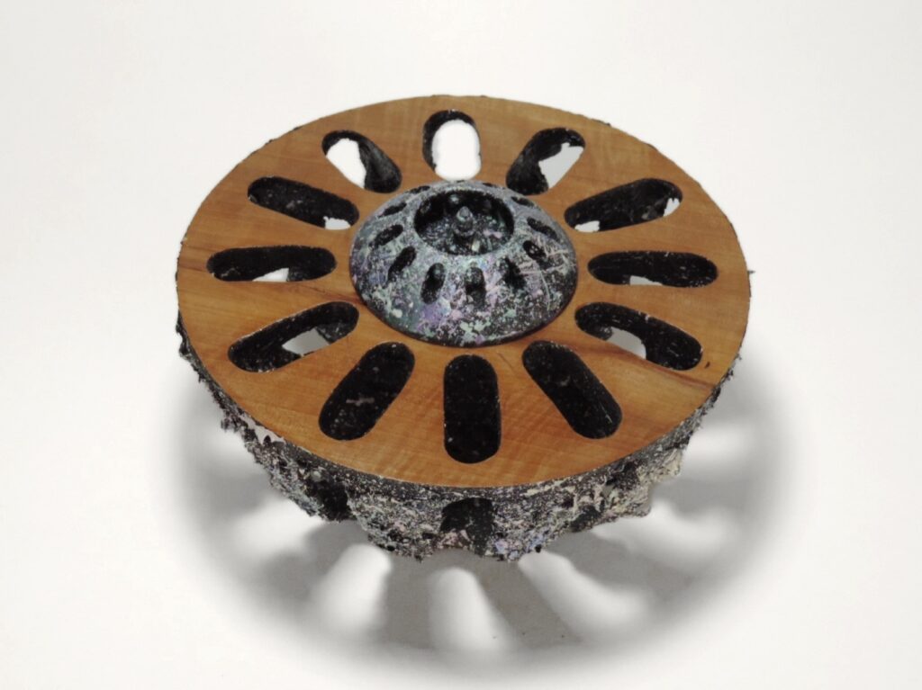 From the Depths, turned wood sculpture by Ken Deaner