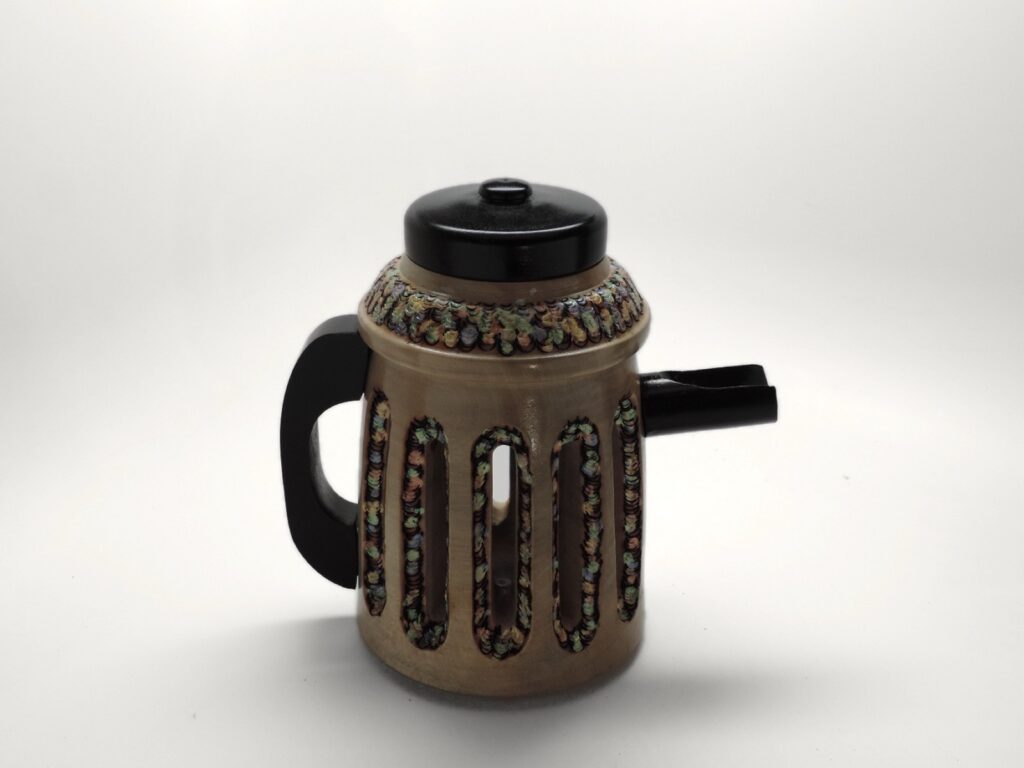 Sake-Tea-U Pot, turned wood sculpture by Ken Deaner