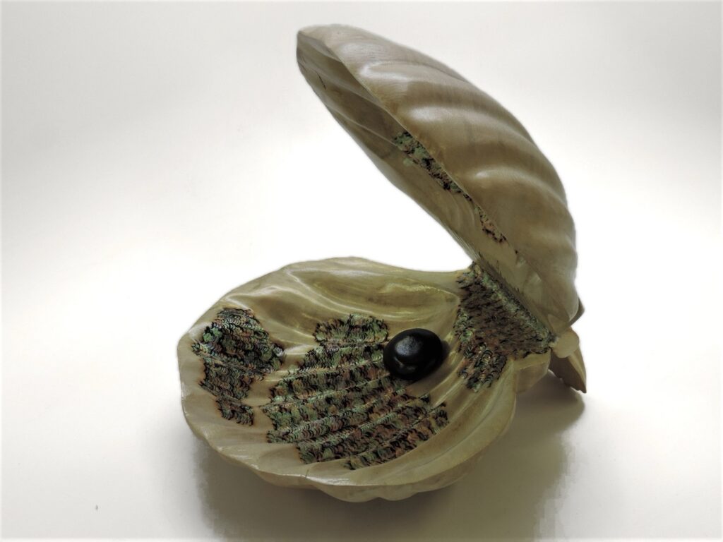 Oy-Stare, turned wood sculpture by Ken Deaner
