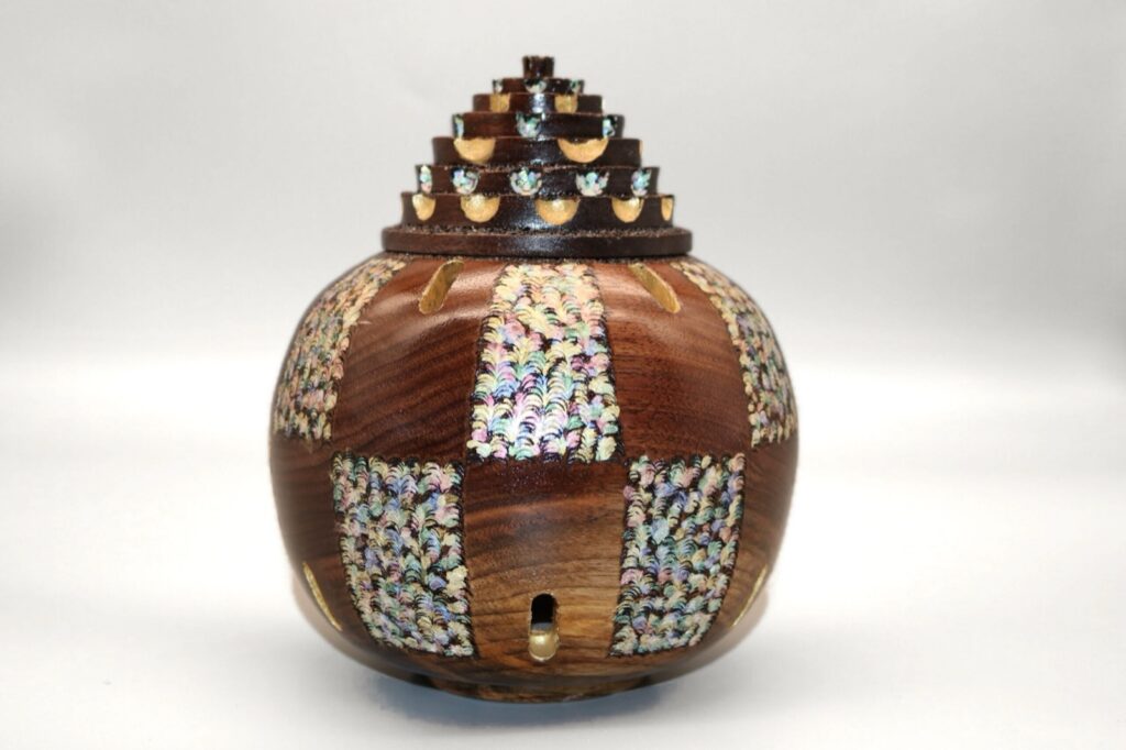 Inspiration, turned wood sculpture by Ken Deaner